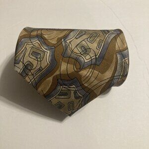 Christian Dior Monsieur Multi Shades Of Colors Abstract Design silk tie.